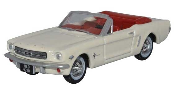 1965 Ford Mustang Convertible - Assembled -- Wimbledon White