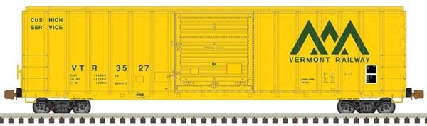 Atlas FMC 5077 Single-Door Boxcar - Vermont Railway 3501