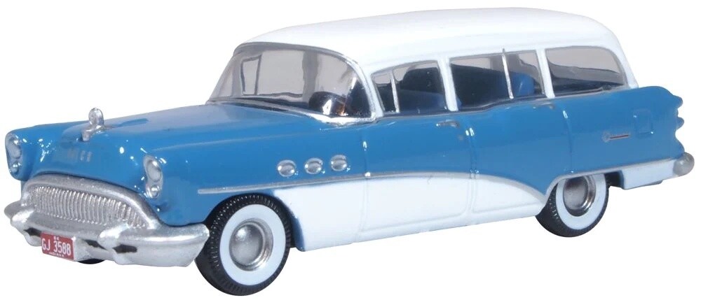 Buick Century Estate Wagon 1954 Ranier Blue / Arctic White