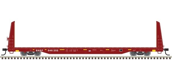 Trainman 62' bulkhead flat BNSF #546056