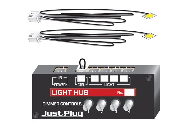 Just Plug(TM) -- Lights & Hub Set (Warm White)