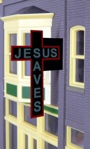 Jesus Saves Sign (Lg)