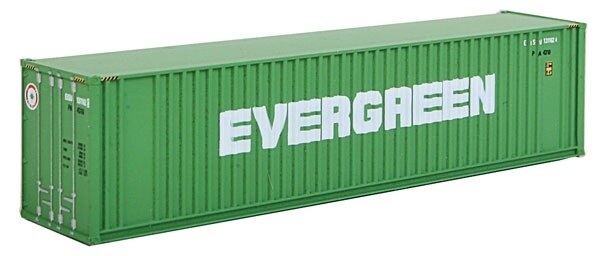 40' Hi Cube Ribbed Side Container -  -- Evergreen