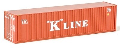 40&#39; Hi Cube Ribbed Side Container - -- K-Line