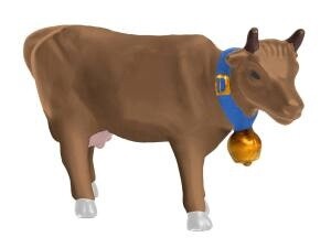 Lionel O Cows &amp; Calves (Brown)/6pc