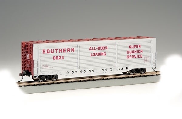 Evans All-Door Boxcar - Ready to Run - Silver Series(R) -- Southern Railway #8924 (silver, Boxcar Red, red)