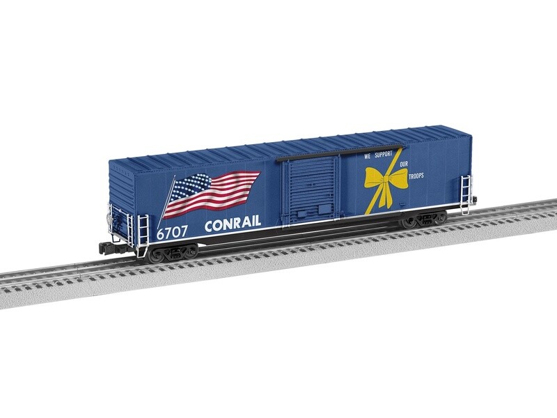 Lionel CONRAIL VETERANS ILLUMINATED FLAG BOXCAR