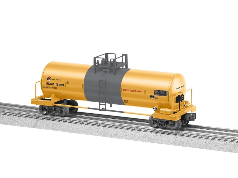 Lionel US ARMY UNIBODY TANK CAR #18599
