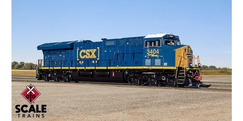 Pre-owned Rivet Counter HO Scale GE ET44AH GEVO, CSX/YN3 Boxcar Logo
