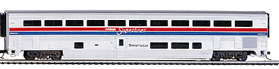 Pre-owned 85&#39; Streamlined Superliner(R) I Sleeper Ready to Run -- Amtrak(R) - Phase II