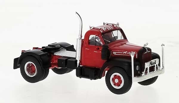 1953-1966 Mack B61 Tractor Only - Assembled -- Red, Black
