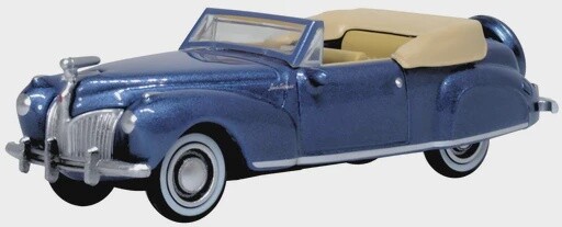 Oxford - 1941 Lincoln Continental Convertible - Assembled -- Darian Blue, Tan