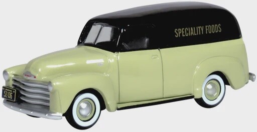 1950 Chevrolet 3100 Van - Assembled -- Specialty Foods (khaki, black)