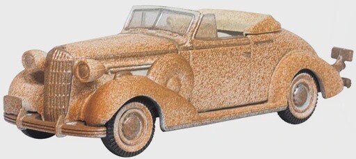 Oxford - 1936 Buick Special Convertible - Assembled -- Weathered Junkyard Special