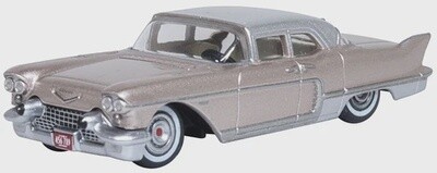 Oxford 1957-1965 Cadillac Eldorado Brougham - Assembled -- Sandalwood Beige, White
