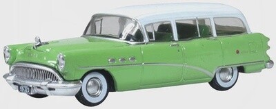 Oxford Diecast Buick Century Estate Wagon 1954 Willow Green and White