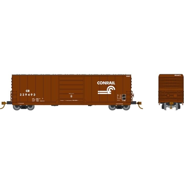 Evans X72A Box car: Conrail Small Logo - 6-Pack #2
