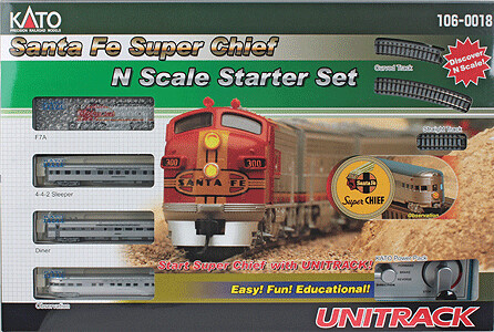 Santa Fe Super Chief Starter Set -- Santa Fe (silver)