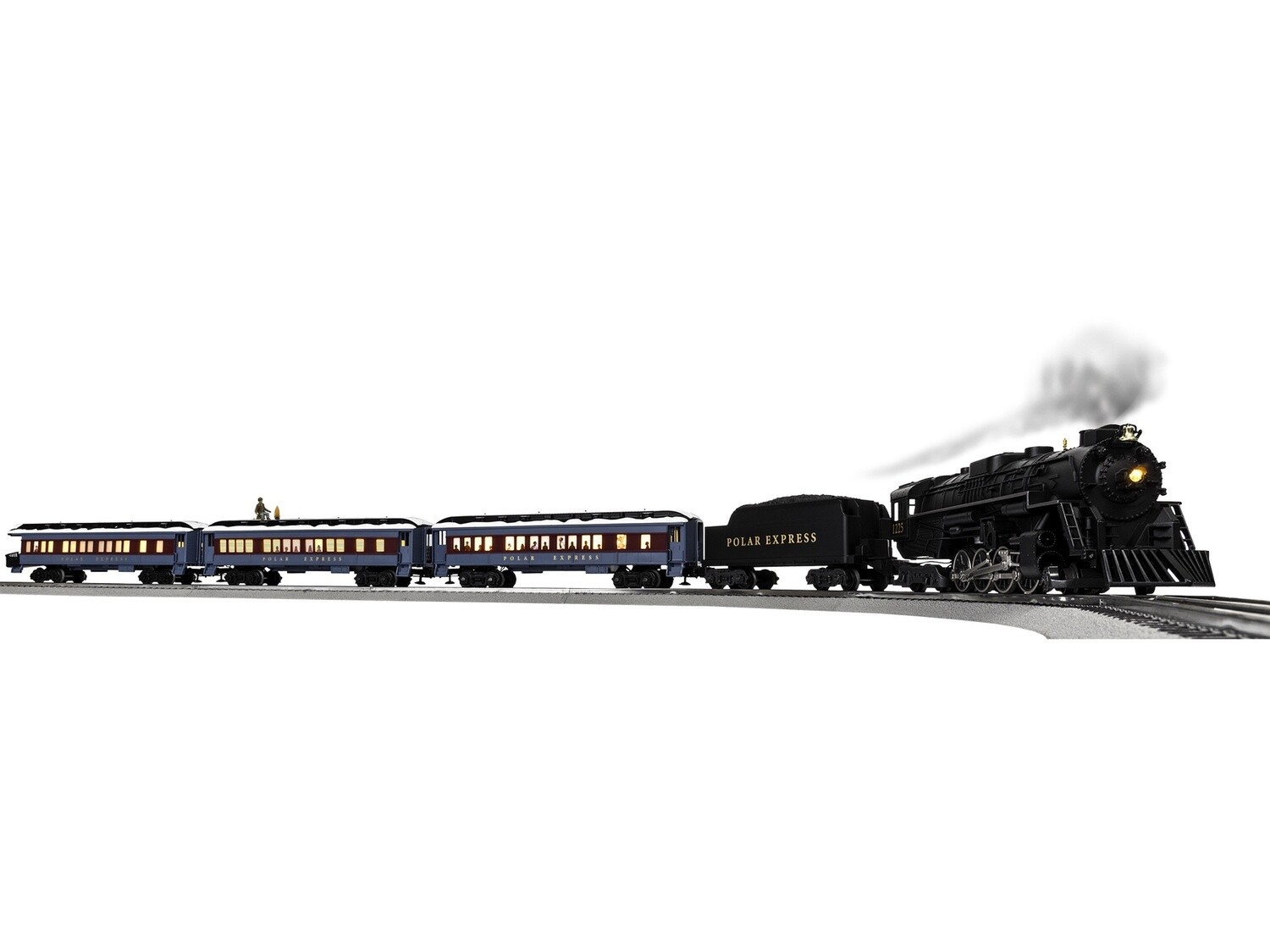 THE POLAR EXPRESS™ LIONCHIEF SET W/ BLUETOOTH 5.0 AND DISAPPEARING HOBO CAR