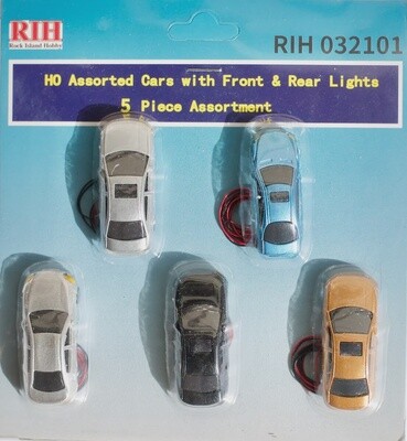 HO CARS W/FRNT&amp;BACK LIGHT
