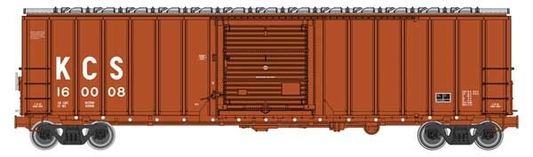 Walthers 50&#39; ACF Exterior Post Boxcar - Kansas City Southern, Road Number: 160008
