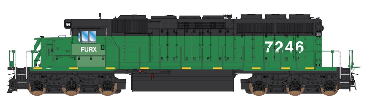 SD40-2 Locomotive - FURX ex-BN Patch