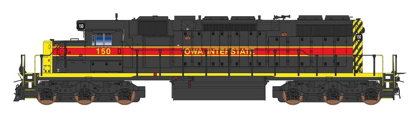 SD38-2 Locomotive - Iowa Interstate