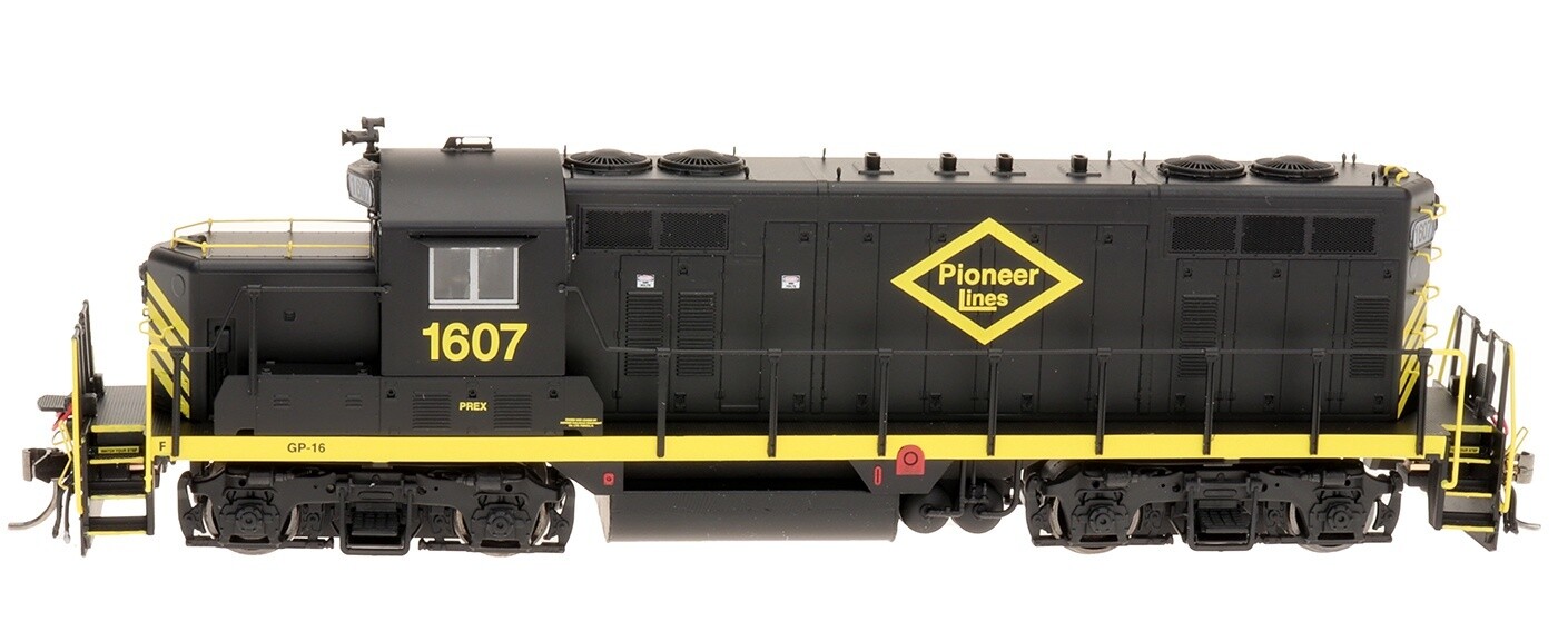 InterMountain GP16 Locomotive - Pioneer Railcorp, Road Number: 1607, DCC/DCC W/SOUND: DCC W/SOUND