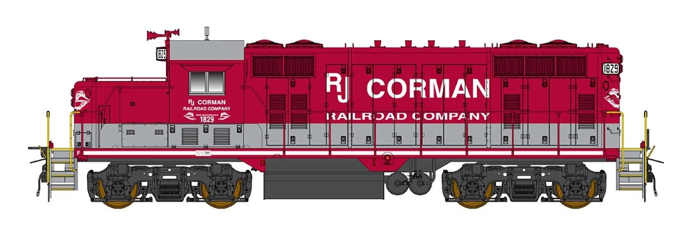 InterMountain GP16 Locomotive - RJ Corman Railroad Company, Road Number: 1607, DCC/DCC W/SOUND: DCC W/SOUND