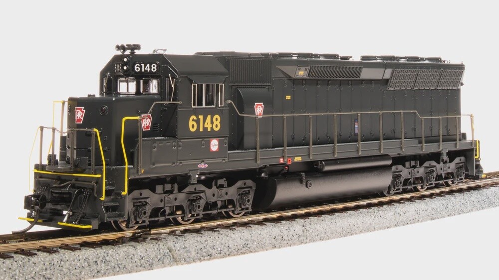 Broadway Limited EMD SD45, PRR #6157, BRUNSWICK GREEN, PARAGON4 SOUND/DC/DCC, HO