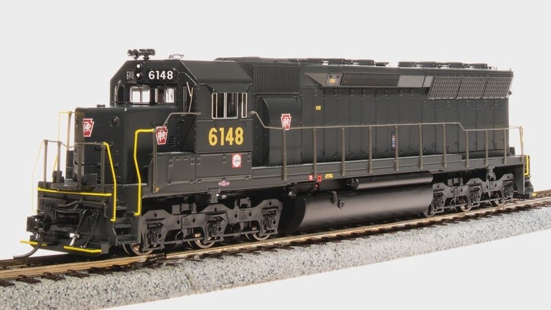 Broadway Limited EMD SD45, PRR #6157, BRUNSWICK GREEN, PARAGON4 SOUND/DC/DCC, HO