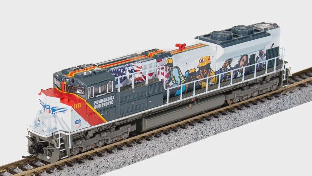 Broadway Limited EMD SD70ACE, UP #1111, &quot;POWERED BY OUR PEOPLE&quot;, PARAGON4 SOUND/DC/DCC, N