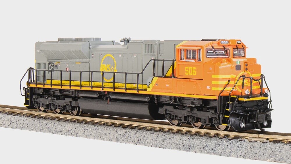 BROADWAY LIMITED EMD SD70ACE, QNS&amp;L #506, ORANGE &amp; GRAY, PARAGON4 SOUND/DC/DCC, N
