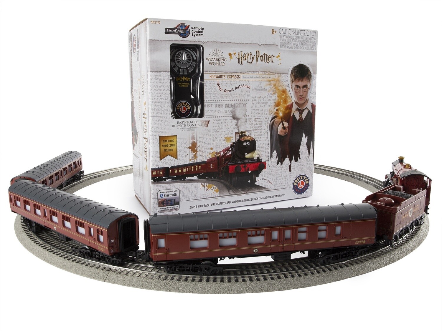 HOGWARTS EXPRESS LIONCHIEF® SET W/ BLUETOOTH 5.0 AND DEMENTORS COACH