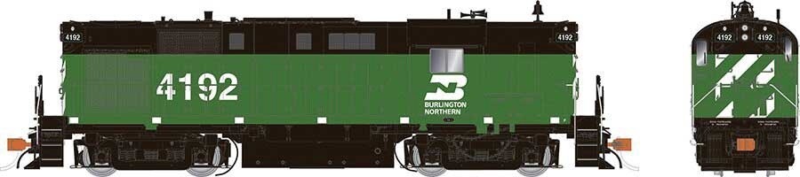 Rapido - Alco RS11 - Sound and DCC -- Burlington Northern, Road Number: 4192