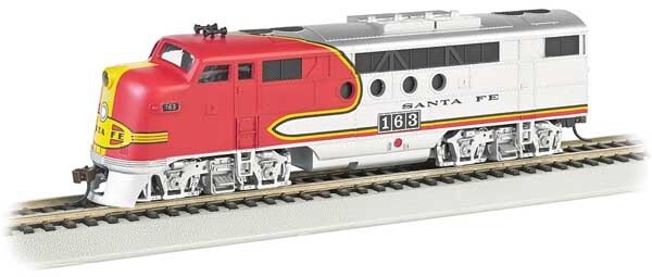EMD FT-A - WowSound(R) and DCC -- Santa Fe #163