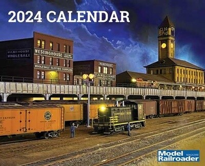 Model Railroader 2024 Calendar -- 12 Months Plus Bonus Modeling Q&amp;A