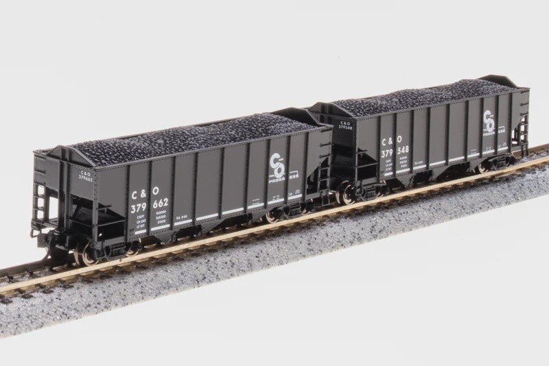 N Scale C&amp;O H2A Hopper 2PK A