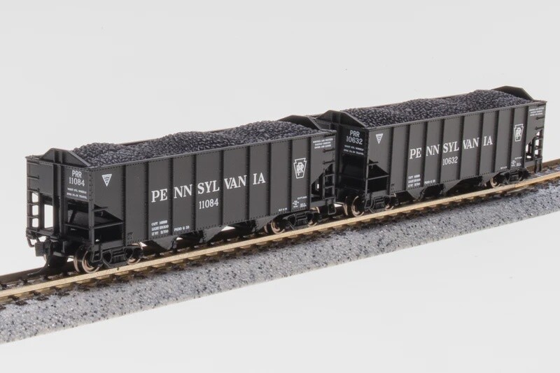 N Scale PRR H2A Hopper 2PK B