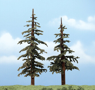 Ready Made Premium Trees(TM) -- Lodgepole Pines - 5 to 6" 12.7 to 15.2cm pkg(2)