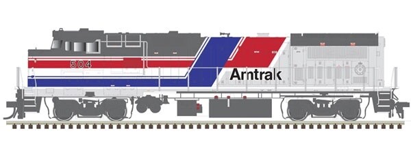 GE Dash 8-40BHW with Deck Ditch Lights - LokSound and DCC - Master(R) Gold -- Amtrak #504