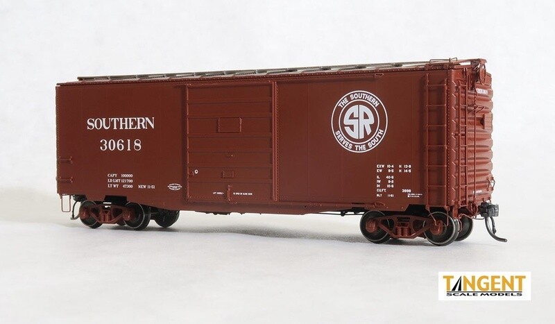 Tangent Southern (SOU) &quot;Original 1951&quot; 40′ PS-1 9&#39; Door Boxcar