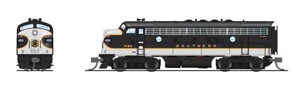 EMD F3A-Unpowered F3B Set - Sound and DCC - Paragon4 -- Southern Railway #4184, 4364 (Tuxedo, black, white, gold)