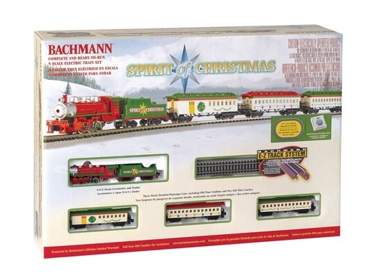 Bachmann N Scale SPIRIT OF CHRISTMAS SET