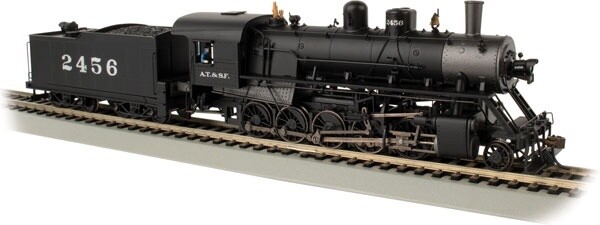 Baldwin 2-10-0 Russian Decapod - WowSound(R) and DCC - Spectrum(R) -- Atchison, Topeka &amp; Santa Fe #2456 (black, graphite)