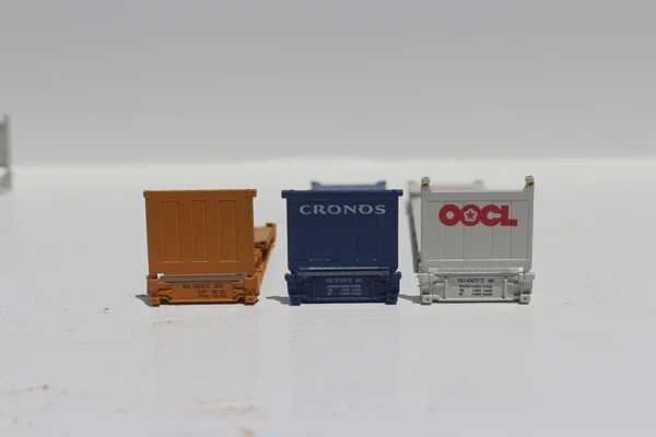 Flatrack containers Assortment Set #1 - JTC 402551 6-container set