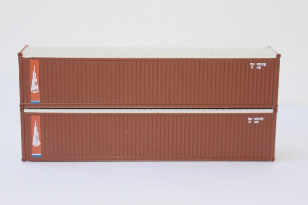 TRANSAMERICA 40' Canvas/Open top container, Square corrugation sides