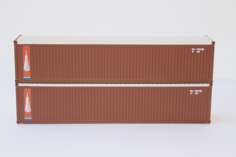 TRANSAMERICA 40&#39; Canvas/Open top container, Square corrugation sides