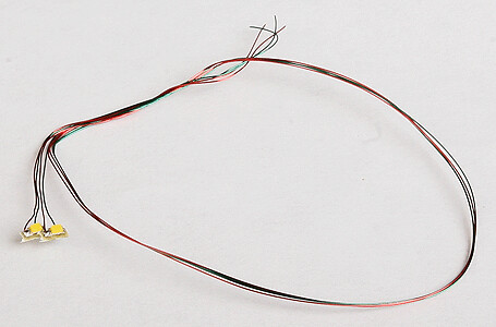 Surface-Mount LED w/Attached Magnet Wire Leads -- Sunny White pkg(2)