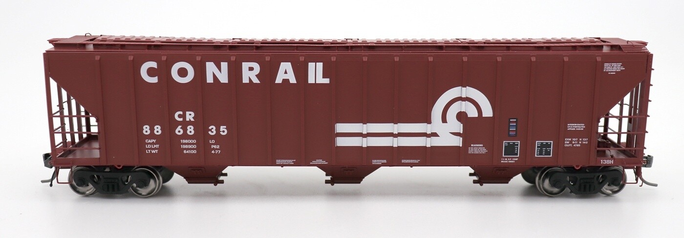 InterMountain HO 4785 PS2-CD Covered Hopper - Early - Conrail - Red Large Logo